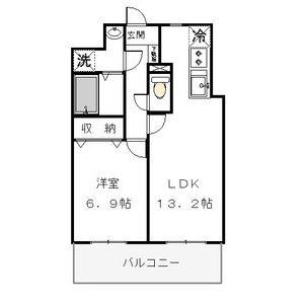 リバーサイド天神 間取り