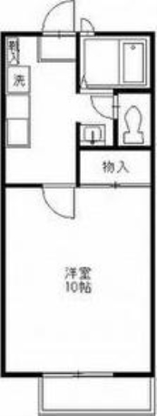 今泉コーポB 間取り